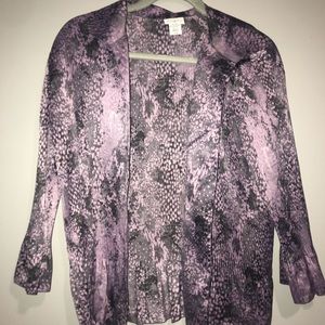 purple blouse